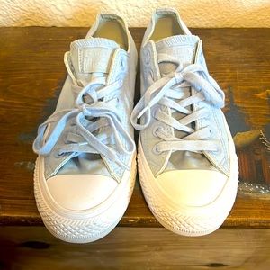 Worn a lot, but washed a lot and still like new.